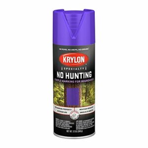 Krylon K02510777 Spray Paint, 12 Fl Oz (Pack of 1), No Hunting Purple, 12 Ounce