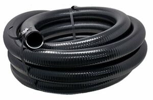 Sealproof Flexible PVC Pipe 2 Inch Dia Hose 25 FT Length, Black Tubing, Schedule 40, Premium Quality Made in USA