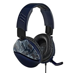Turtle Beach Recon 70 Multiplatform Gaming Headset for Xbox Series X, Xbox Series S, Xbox One, PS5, PS4, PlayStation, Nintendo Switch, Mobile, & PC with 3.5mm-Flip-to-Mute Mic, 40mm Speakers-Blue Camo