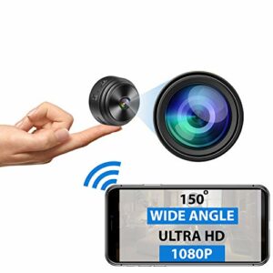 Mini Spy Camera WiFi - 1080P HD - Premium Wireless Hidden Camera with Microphone - Small Nanny Cam with Night Vision, Motion Detection - Portable Tiny Security Surveillance Camera for Home, Business