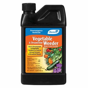 Monterey LG 5149 Vegetable and Ornamental Weeder Pre-Emergent Weed Controller and Killer Herbicide, 32 oz