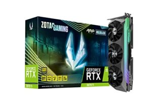 ZOTAC Gaming GeForce RTX™ 3070 Ti AMP Holo 8GB GDDR6X 256-bit 19 Gbps PCIE 4.0 Gaming Graphics Card, HoloBlack, IceStorm 2.0 Advanced Cooling, Spectra 2.0 RGB Lighting, ZT-A30710F-10P