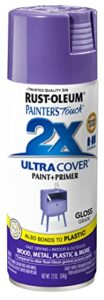 Rust-Oleum 249113 Painter's Touch 2X Ultra Cover, 12 Ounce (Pack of 1), Gloss Grape