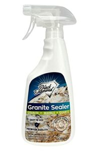 Black Diamond Stoneworks Granite Sealer: Seals and Protects, Granite, Marble, Travertine, Limestone and Concrete Counter Tops. Works Great On Grout, Fireplaces and Patios.