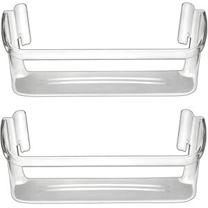 UPGRADE 240323002 Refrigerator Door Shelf Bin Replacement Part, Compatible with Frigidaire FGHS2631PF4A, FGHS2655PF5A, FGHS2655PF4, DGUS2645LF6A,FGUS2642LF2 AP2115742 Fridge Side Bottom Shelf 2 Pack