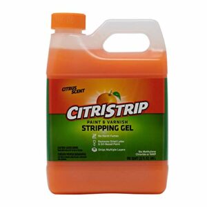 Citristrip QCSG801 Paint & Varnish Stripping Gel, 1 Quart, orange