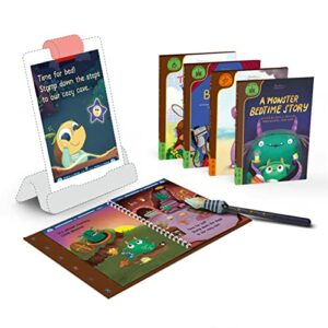 Osmo - Reading Adventure - Emergent Reader for iPad - Ages 5-7-Builds Reading Proficiency, Phonics, Fluency, Comprehension & Sight Words iPad Base Required+Access to More Books(Amazon Exclusive)