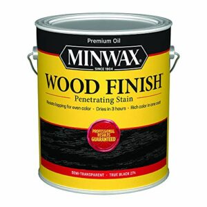 Minwax 711510000 Wood Finish True Black Gallon