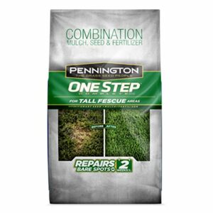 Pennington 100522284 One Step Complete Bare Spot Repair Grass Seed Mix for Tall Fescue Areas, 8.3 lb