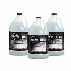 Foundation Armor 3 Gal. UTN60 Clear High Gloss Aliphatic Urethane Concrete and Garage Floor Coating with Oil, Gas, and Scratch Resistance