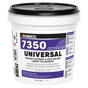 ROBERTS 7350-1 1 Gallon Universal Vinyl Flooring Adhesive, Off white