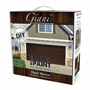 Wood Look Paint Kit for Garage Doors (Black Walnut)