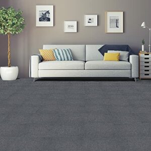 Nexus Self Adhesive 12-Inch Carpet Floor Tiles, 12 Tiles - 12