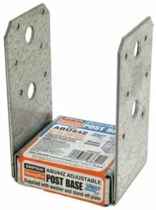 2 Pack Simpson Strong Tie ABU44Z 4x4 Standoff Post Base Z-Max Finish