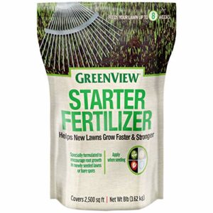 Greenview Spring or Fall Lawn Starter Fertilizer (10-18-10) - 8 lb. - Covers 2,500 sq. ft.