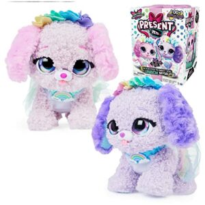 Present Pets, Fairy Puppy Interactive Surprise Plush Toy Pet with Over 100 Sounds & Actions (Style May Vary), Girls Gifts, Kids Toys for Girls