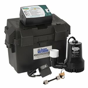 THE BASEMENT WATCHDOG Model BWSP 2,600 GPH at 0 ft. and 1,850 GPH at 10 ft. Special CONNECT Battery Backup Sump Pump System with WiFi Capable 24 Hour a Day Monitoring Controller
