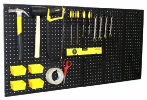 Wallpeg Plastic Pegboard Panels Garage Craft Organizer Storage Kit 72