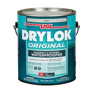 Drylok 1 Gallon Latex Base Masonry Waterproofer [Set of 2] Color: Gray