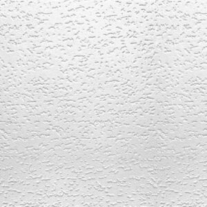 USG INTERIORS 4240 Tivoli Textured Ceiling Tiles,12x12 Inch, Qty 32.